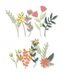 Matrices Thinlits -Set 9PK Spring Foliage - Sizzix