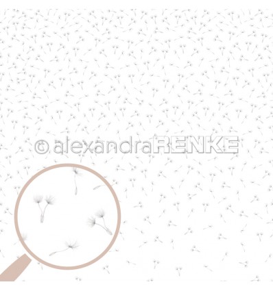 Scrapbooking Designpapier Fliegende Herzen - Alexandra Renke