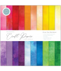 Scrapbooking Papier Ink Drops - Rose - 12" x 12" - Craft Consortium