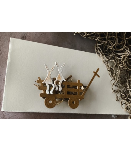 Stanzschablonen Geschenkanhänger-Deko Ostern - Charlie & Paulchen