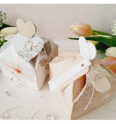 Stanzschablone Geschenkbox gross - Charlie & Paulchen