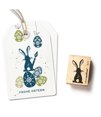 Stamp Bunny Pelle - cats on appletrees