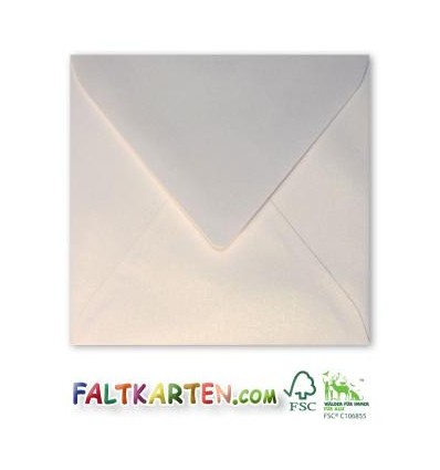 Bearbeiten: Briefumschläge in elfenbein, 11.0 x 11.0 cm / 25 Stk. - FK