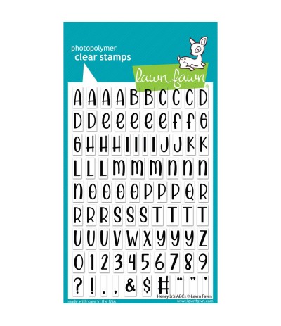 Clear Stamps Alphabet Set - Lawn Fawn