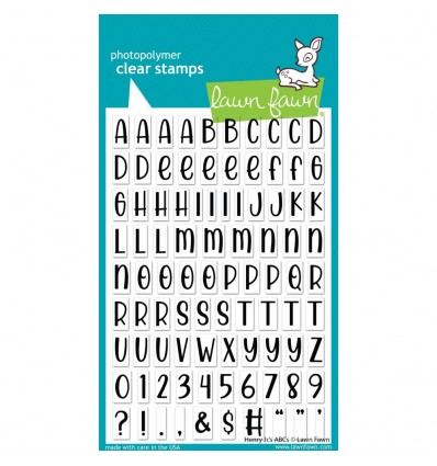 Clear Stamps Alphabet Set - Lawn Fawn