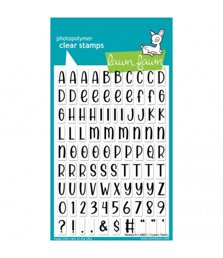 Clear Stamps Alphabet Set - Lawn Fawn