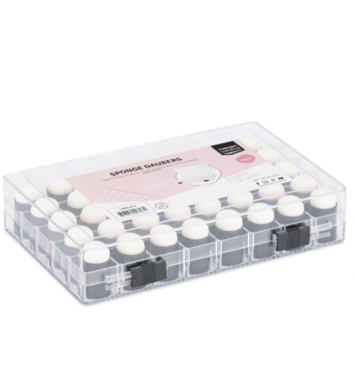 Aufbewahrungsbox mit 40 Sponge Daubers -VC