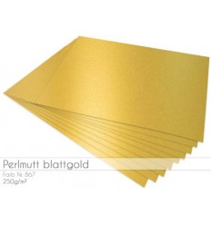 Scrapbooking Papier in Perlmutt Blattgold, 1 Stk. - FK 