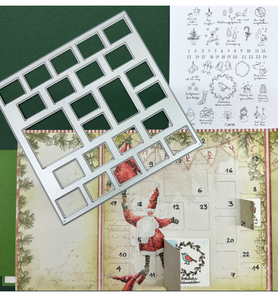 Stempel & Stanzen Set "Adventskalender" - Creative Depot