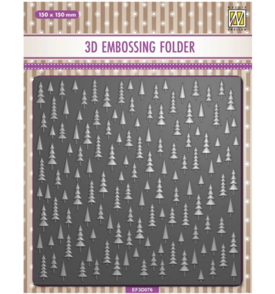 3D Prägeschablone Trees - Nellie's Choice