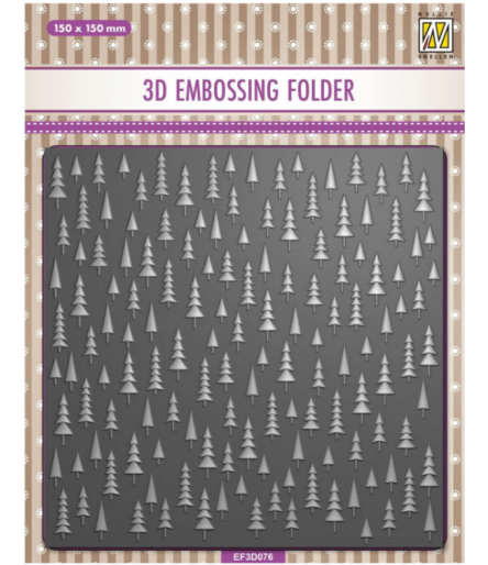 3D Prägeschablone Trees - Nellie's Choice