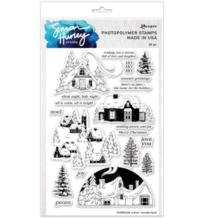 Silikonstempel Winter Wonderland - Simon Hurley