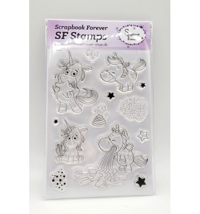 Clear Stamps Einhörner - Scrapbook Forever