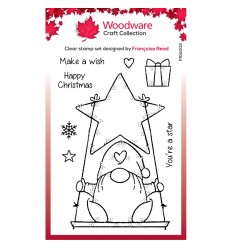 Clear Stamps Gnome Gift - Woodware