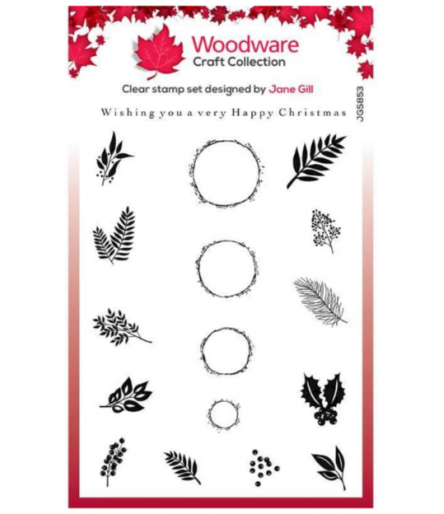 Silikonstempel/ Clear Stamps -Bubble Ornaments - Woodware