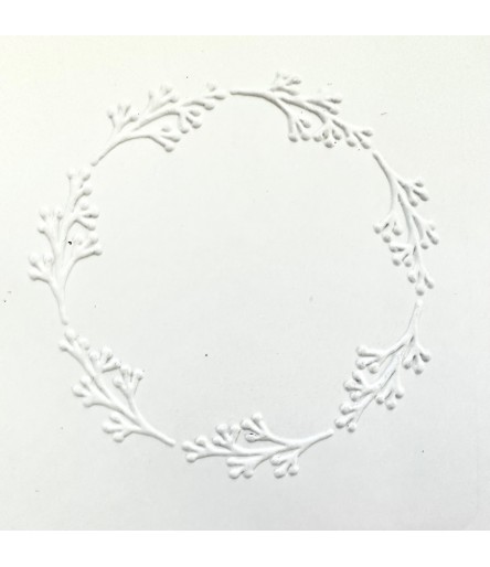 Mini-Prägefolder Blütenkranz - Charlie und Paulchen