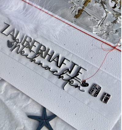 Stanzschablone Zauberhafte Weihnachten - Charlie und Paulchen