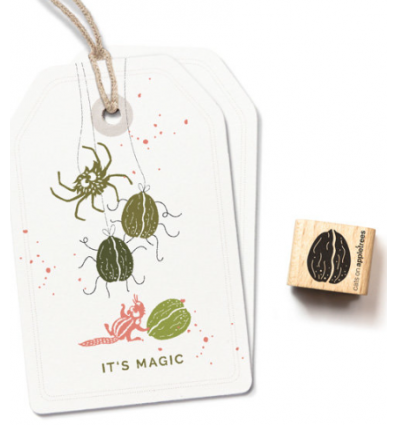 Ministempel Walnuss 2 - cats on appletrees