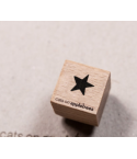 Ministempel Stern2 - cats on appletrees