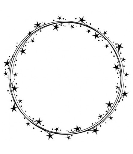 Tampon cercle d'étoiles