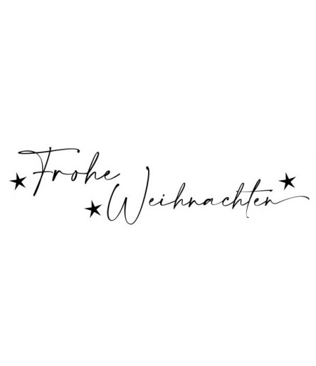Frohe Weihnachten Stempel