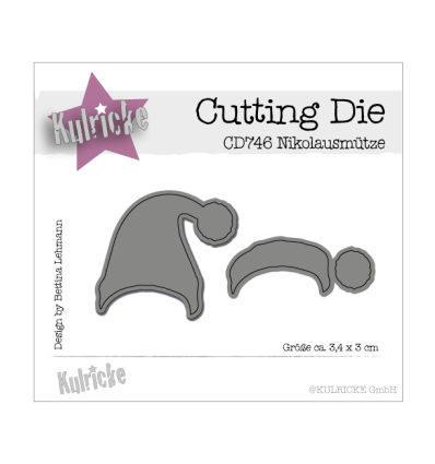 Pochoir de découpe bonnet de Père Noël - FK