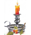 Flambeau Cling Stempel - Penny Black