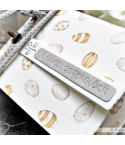 Scrapbooking Designpapier Viele gelve Eier - Alexandra Renke