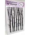 Clear Stamps  Silikonstempel Baumgruppe hoch - Scrapbook Forever