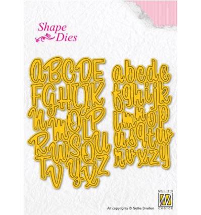Shape Die Alphabet - Nellie's Choice
