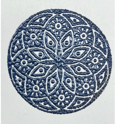 Embossing Pulver Blau Glitzer 14g