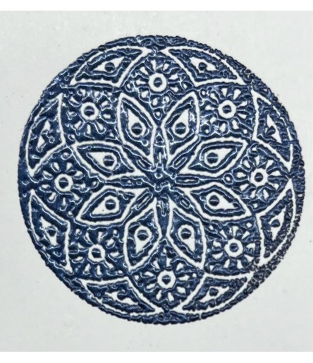 Embossingpulver Blau Glitzer 14g