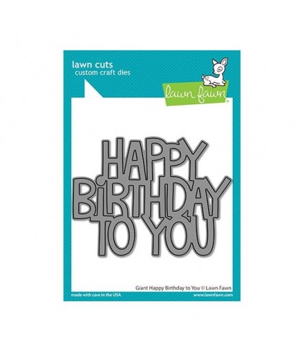Dies HAPPY BIRTHDAY - Lawn Fawn