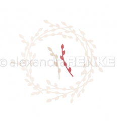 Dies Set willow catkin wreath - Alexandra Renke