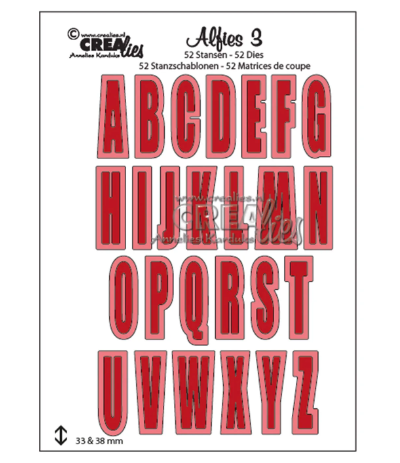Dies alphabet - Crealies