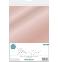 Carton miroir Rose Gold, A4, 10 pcs - Craft Consortium