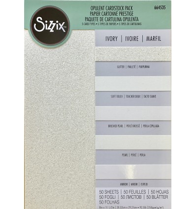 Ivory scrapbooking paper 5x10 sheets assorted