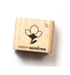 Mini Stamp Blüte 47 - cats on appletrees