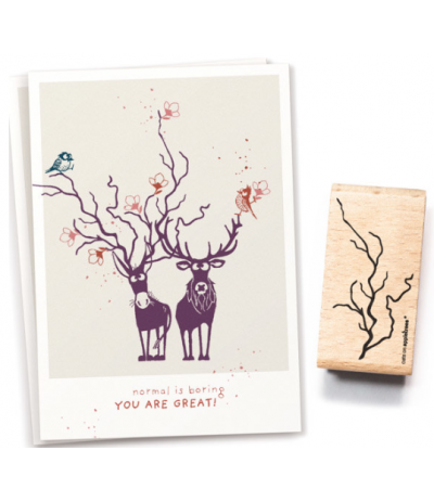 Tampon branche de saule - cats on appletrees