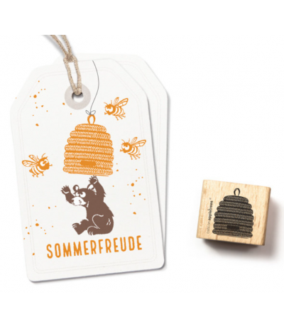 Stempel Bienenkorb 2 - cats on appletrees