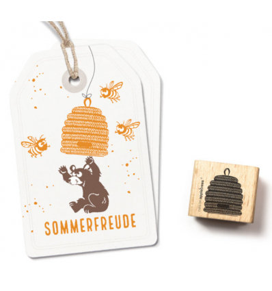 Stempel Bienenkorb 2 - cats on appletrees