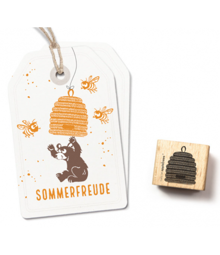 Stempel Bienenkorb 2 - cats on appletrees