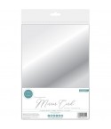 Mirror cardboard silver, A4, 10 pcs. - Craft Consortium