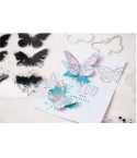 Dies and stamp set butterflies - Sizzix