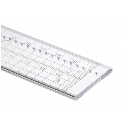 Metallmassstab 30.5 cm / 12" - Westcott 