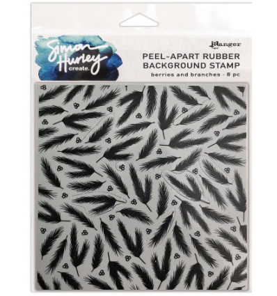 Hintergrund Stempel berries & branches - Simon Hurley - VC