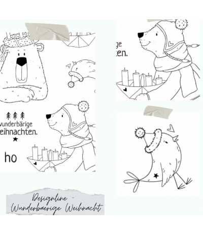 Clear Stamp Set "Wunderbärige Weihnacht" - Creative Depot