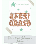Stanzschablonen Mini Anhänger - Zahlen - Creative Depot