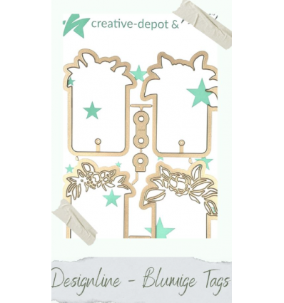 Modelli di punzonatura per etichette floreali - Creative Depot