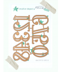 Pochoirs de découpe Outline chiffres - Creative Depot
